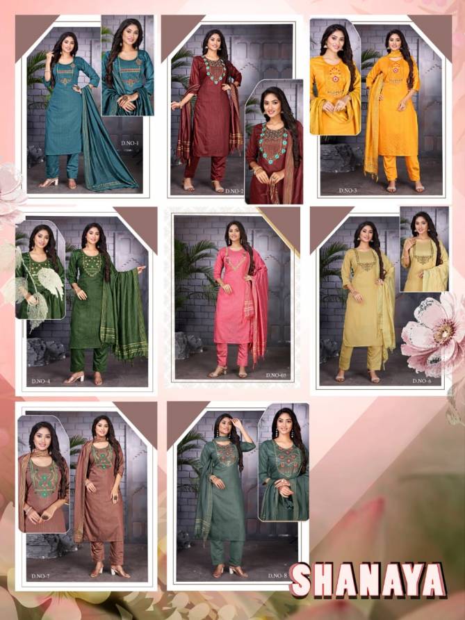 Green Tomato Shanaya New Exclusive Wear Designer Kurti Pant With Dupatta Collection